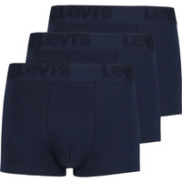 Ondergoed Heren BH's Levi's Boxershorts 3-Pack Uni Donkerblauw Blauw