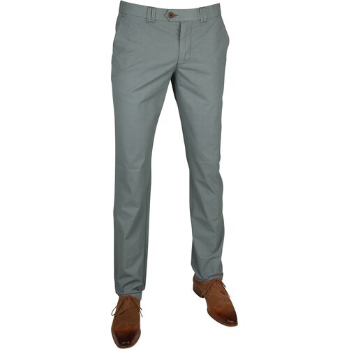 Textiel Heren Broeken / Pantalons Suitable Dante Chino Dessin Groen Groen