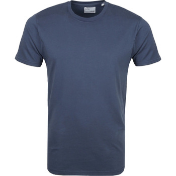 Textiel Heren T-shirts & Polo’s Colorful Standard T-shirt Blauw Blauw