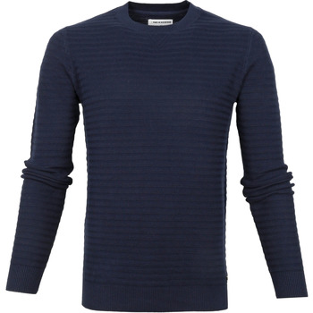 Textiel Heren Sweaters / Sweatshirts No-Excess Pullover Rib Donkerblauw Blauw