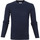 Textiel Heren Sweaters / Sweatshirts No Excess Pullover Rib Donkerblauw Blauw