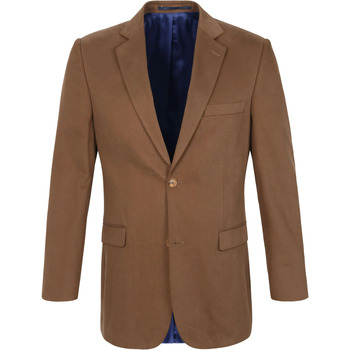 Textiel Heren Jasjes / Blazers Suitable Rab Colbert Cognac Bruin