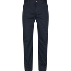 Textiel Heren Broeken / Pantalons Scotch & Soda Chino Stuart Donkerblauw Blauw