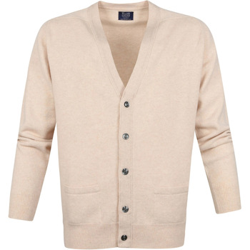 Textiel Heren Sweaters / Sweatshirts William Lockie Lamswol Vest Beige Beige
