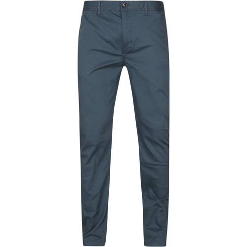 Textiel Heren Broeken / Pantalons Scotch & Soda Mott Chino Blauw Blauw