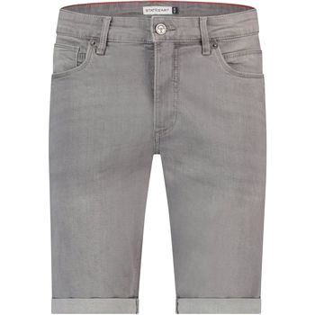 Textiel Heren Broeken / Pantalons State Of Art Denim Shorts Grijs Grijs