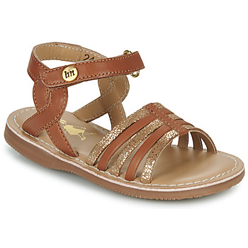 Schoenen Meisjes Sandalen / Open schoenen Little Mary HORLINE Camel