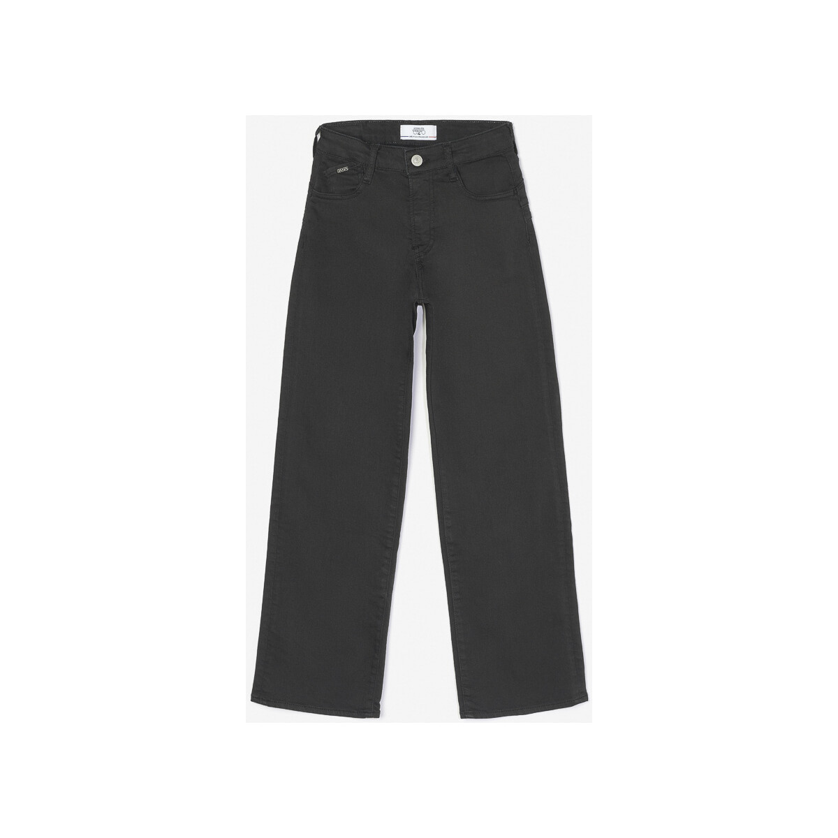 Textiel Meisjes Jeans Le Temps des Cerises Jeans regular pulp slim hoge taille, lengte 34 Zwart