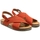 Schoenen Dames Sandalen / Open schoenen Zouri Coral Flame - Paprika Rood