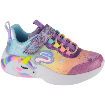 Schoenen Meisjes Lage sneakers Skechers S-Lights Unicorn Dreams Multicolour