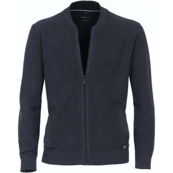 Textiel Heren Sweaters / Sweatshirts Casa Moda Vest Melange Donkerblauw Blauw