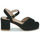 Schoenen Dames Sandalen / Open schoenen JB Martin ORIA Fluweel / Zwart