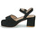 Schoenen Dames Sandalen / Open schoenen JB Martin ORIA Fluweel / Zwart