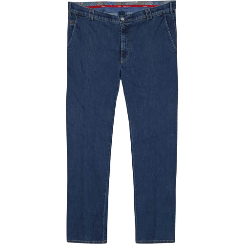 Textiel Heren Broeken / Pantalons Meyer Broek Roma Jeans Donkerblauw Blauw