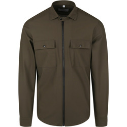 Textiel Heren Jacks / Blazers Suitable Jacket Shirt Donkergroen Groen