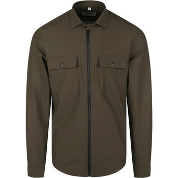 Suitable Jacket Shirt Donkergroen Groen