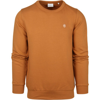 Textiel Heren Sweaters / Sweatshirts Knowledge Cotton Apparel Sweater Oranje Multicolor