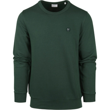 Textiel Heren Sweaters / Sweatshirts Knowledge Cotton Apparel Sweater Donkergroen Groen
