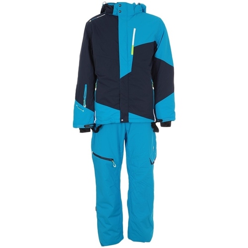 Textiel Heren Broeken / Pantalons Peak Mountain Ensemble de ski homme CORO Blauw