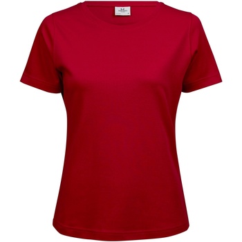 Textiel Dames T-shirts korte mouwen Tee Jays Interlock Rood
