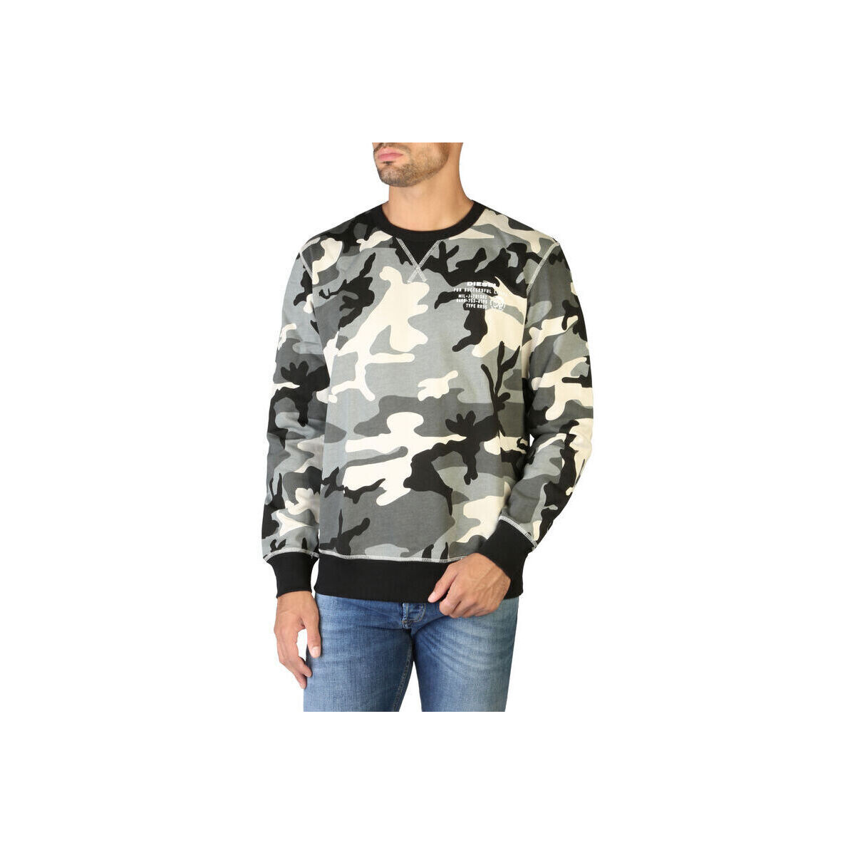 Textiel Heren Sweaters / Sweatshirts Diesel - umlt-willy_0icat Zwart