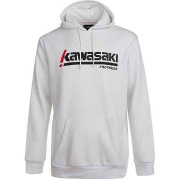 Textiel Heren Sweaters / Sweatshirts Kawasaki Killa Unisex Hooded Sweatshirt K202153 1002 White Wit