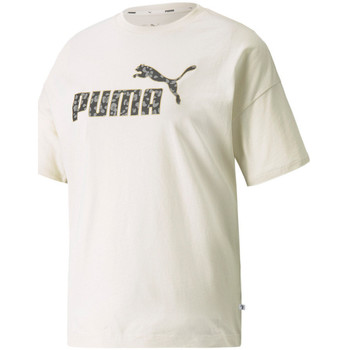 Textiel Dames T-shirts & Polo’s Puma  Wit