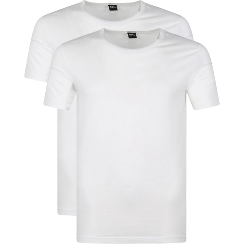 Textiel Heren T-shirts & Polo’s BOSS T-shirt Modern 2-Pack Wit Wit