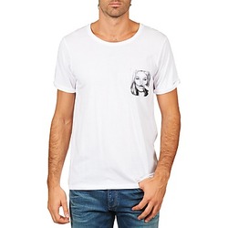 Textiel Heren T-shirts korte mouwen Eleven Paris KMPOCK MEN Wit