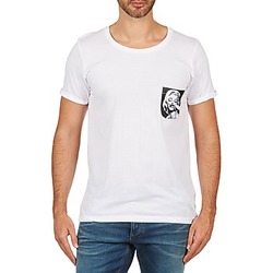 Textiel Heren T-shirts korte mouwen Eleven Paris MARYLINPOCK MEN Wit