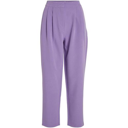 Textiel Dames Broeken / Pantalons Vila  Violet