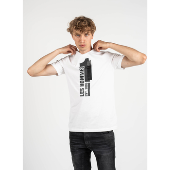 Les Hommes LLT205 721P | Round Neck T-Shirt Wit