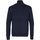 Textiel Dames Vesten / Cardigans Kronstadt Fisker Cotton Roll Neck Knit navy 50023 Blauw