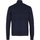 Textiel Dames Vesten / Cardigans Kronstadt Fisker Cotton Roll Neck Knit navy 50023 Blauw