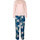 Textiel Dames Pyjama's / nachthemden Lisca Kasia Pyjama indoor outfit broek top lange mouwen Blauw