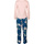 Textiel Dames Pyjama's / nachthemden Lisca Kasia Pyjama indoor outfit broek top lange mouwen Blauw