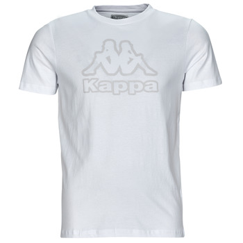 Textiel Heren T-shirts korte mouwen Kappa CREEMY Wit
