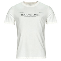 Textiel Heren T-shirts korte mouwen Tom Tailor 1035581 Wit