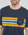 Textiel Heren T-shirts korte mouwen Quiksilver SURFADELICA STRIPE SS Marine / Geel
