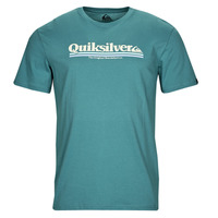 Textiel Heren T-shirts korte mouwen Quiksilver BETWEEN THE LINES SS Blauw / Clair