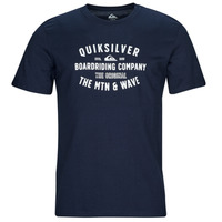 Textiel Heren T-shirts korte mouwen Quiksilver QS SURF LOCKUP SS Marine