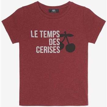 Textiel Meisjes T-shirts & Polo’s Le Temps des Cerises T-shirt NASTIAGI Rood