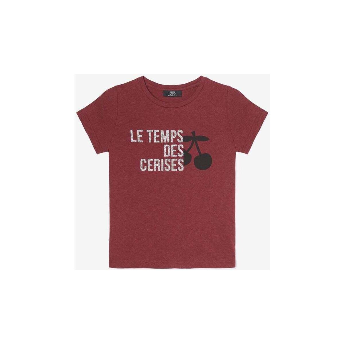 Textiel Meisjes T-shirts & Polo’s Le Temps des Cerises T-shirt NASTIAGI Rood