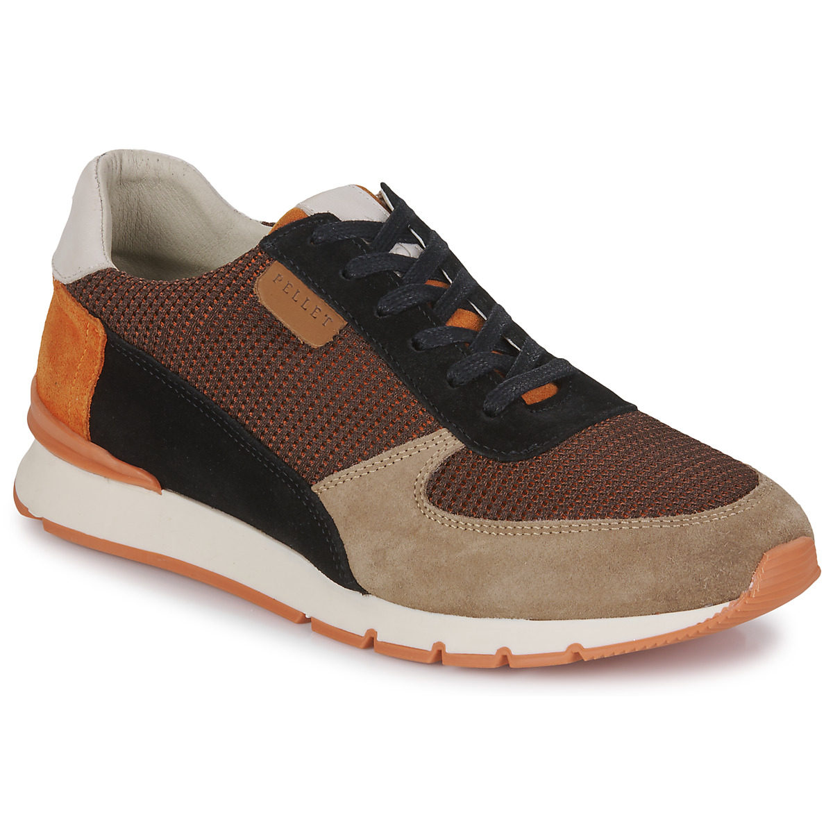 Schoenen Heren Lage sneakers Pellet MALO Mix / Bruin / Oranje