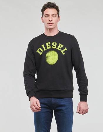 Textiel Heren Sweaters / Sweatshirts Diesel S-GINN-K30 Zwart / Groen