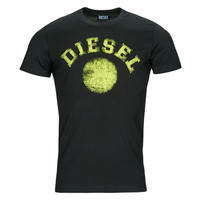 Textiel Heren T-shirts korte mouwen Diesel T-DIEGOR-K56 Zwart