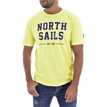 Textiel Heren T-shirts korte mouwen North Sails 2406 Geel