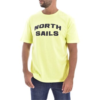 Textiel Heren T-shirts korte mouwen North Sails 2418 Geel