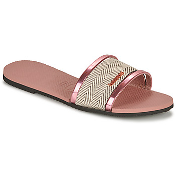 Schoenen Dames Leren slippers Havaianas YOU TRANCOSO PREMIUM Roze
