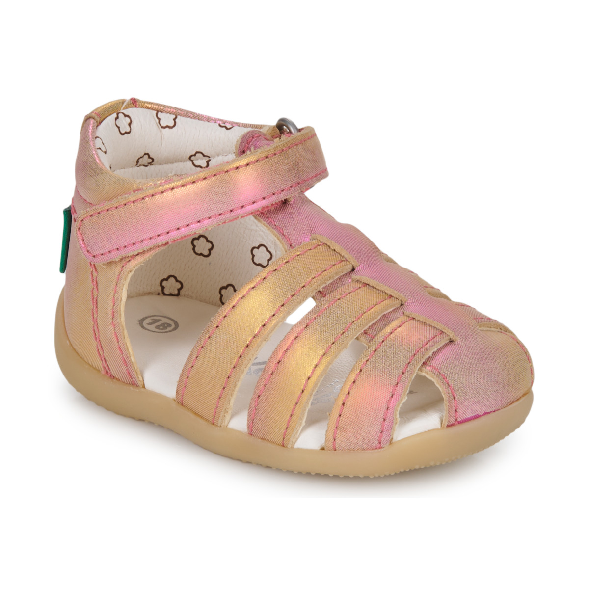 Schoenen Meisjes Sandalen / Open schoenen Kickers BIGFLO-2 Roze